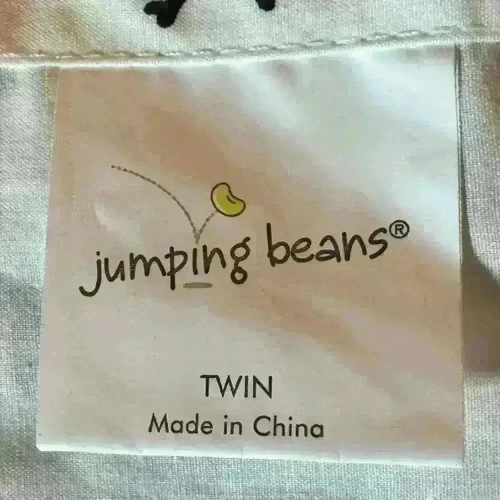 Jumping Beans Twin Bedding Set Rock‎ Roll Skull Drum Guitar